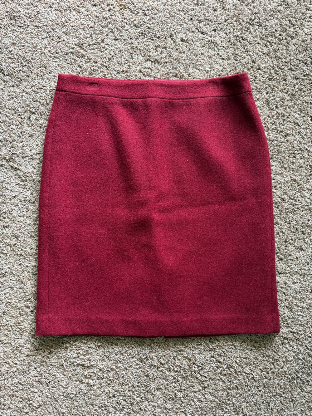 J. Crew Wine Red Pencil Skirt